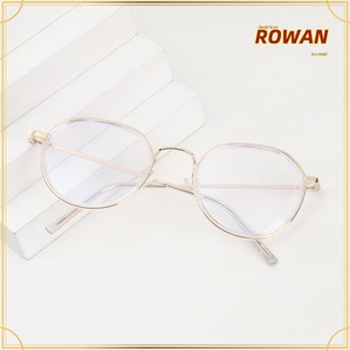 Rowans แว่นตา กรอบแปดเหลี่ยม ความละเอียดสูง สไตล์เรโทร