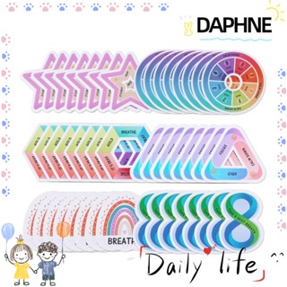 Daphne สติกเกอร์ 6 แบบ ใช้ซ้ําได้ บรรเทาความเครียด สําหรับผู้ใหญ่