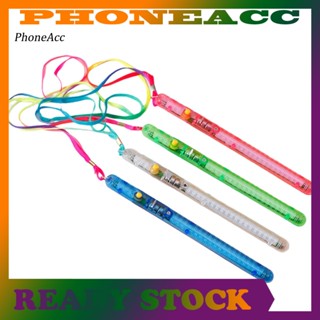 Phoneacc แท่งไฟเรืองแสง หลากสี พร้อมสายคล้อง ของเล่นสําหรับเด็ก และผู้ใหญ่