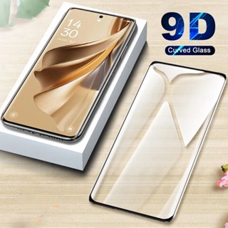 กระจกนิรภัยกันรอยหน้าจอ 9H ทรงโค้ง 2-1 ชิ้น สําหรับ OPPO Reno10 Global Reno10 Pro Global OPPO Reno 10 Pro Plus 2023 5G