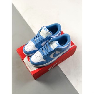 เสื้อกีฬาบาสเก็ตบอลลําลอง Air Jordan 1 Low AJ1 North Carolina สีฟ้า สไตล์เรโทร สําหรับผู้ชาย