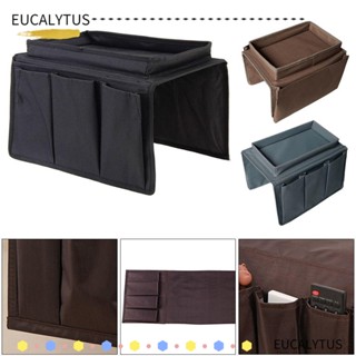 Eutus ปลอกหุ้มที่เท้าแขนโซฟา รีโมตคอนโทรล สําหรับวางโทรศัพท์มือถือ รีโมตคอนโทรล ทีวี เก้าอี้