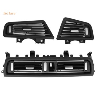 แดชบอร์ดช่องระบายอากาศ โครเมี่ยม อุปกรณ์เสริม สําหรับ BMW F10 F18 5 Series 2011-2017 RHD [Bellare.th]