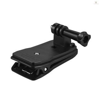 Fw Backpack Strap Cap Clip Mount 360 Degree Rotary Clamp Arm for   7/6/5/4/3+ for Xiaomi Yi Lite 4K + Action Camera