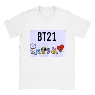 เวรเอ้ย  Bts เสื้อยืดลําลองสําหรับสตรีแขนสั้นคอกลมพิมพ์ลาย Crossfitเสื้อยืดคอตตอน