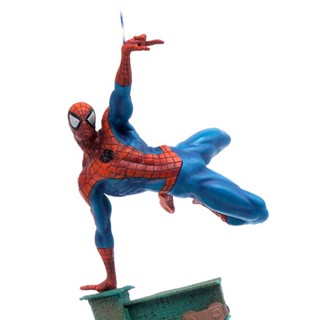 30.5cm Superhero Action Ornaments Avengers Spiderman Figure with Base Model Toy