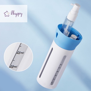 &lt;Happybay&gt; ขวดจ่ายสบู่อาบน้ําเปล่า เจลอาบน้ํา กันรั่วซึม เติมได้ 4 In 1 ลดราคา