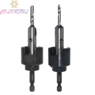 【COLORFUL】Countersink Drill 45# Carbon Steel 4mm 5mm Accessories Adjustable Power Tools