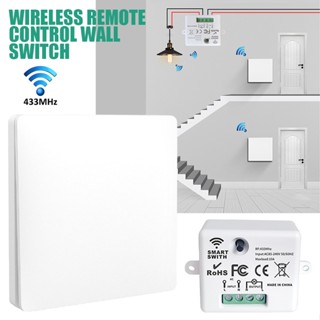 New WiFi 433MHz Smart Light Switch Wireless Remote Control Wall Switch for Alexa