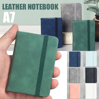 New Small Notebook A7 Portable Mini Portable Diary Pocket Book Leather