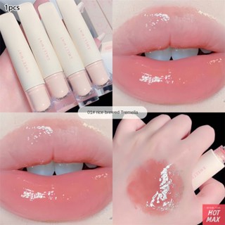 【COD】2 Pcs SWEETMINT Crystal Mirror Lip Gloss Nude Lip Tint Long Lasting Waterproof Lipstick Non-stick Cup Lip Glaze [hotmax]