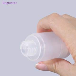 Brightstar ขวดปั๊มสูญญากาศเปล่า ขนาด 15-100 มล. เติมได้ สําหรับเครื่องสําอาง เซรั่ม