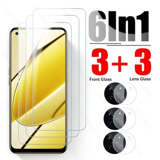 6In1 Camera Lens Protective Glass For Realme11 Realme 11 5G Realmi Realm Realme 11 4G 2023 6.4" Tempered Glass Screen Protector Films