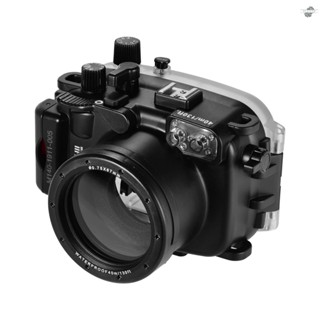 {fly} Sea frogs Underwater Diving Housing Waterproof Camera Protective Case 40M/130FT Depth Compatible with  G7X Mark Ⅲ