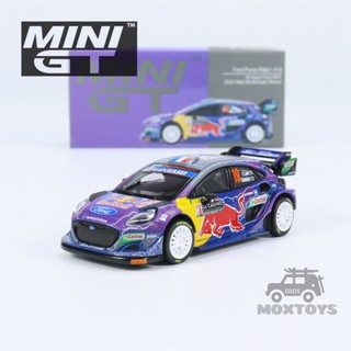  Mini GT 1:64 Ford RB Rally1 #19 โมเดลรถยนต์ MonteCarlo Winner Diecast