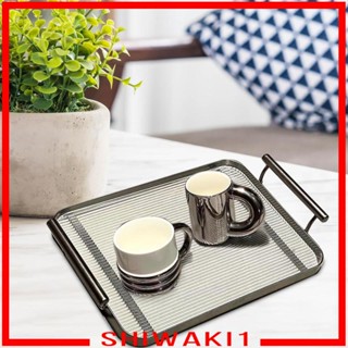 [Shiwaki1] ถาดอะคริลิค พร้อมที่จับ สําหรับวางขนมขบเคี้ยว ในห้องครัว ห้องน้ํา