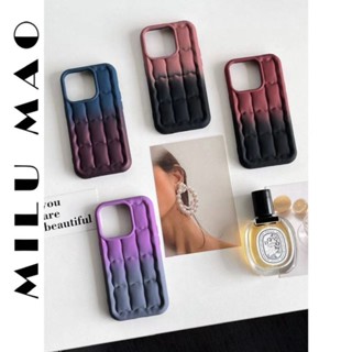 ใหม่ เคสโทรศัพท์มือถือ กันกระแทก ลายขนมปัง ไล่โทนสี สําหรับ Apple Iphone 14promax 13 11 14pro 13pro 14