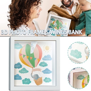 Piggy Bank for Kids Picture Frame Saving Bank Coin Bank Money Bank Creative Gift