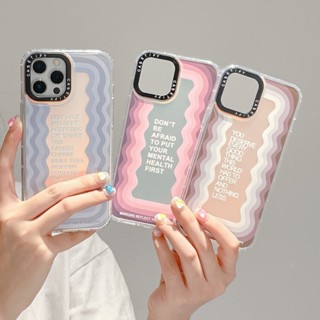 【คําพูดสร้างแรงบันดาลใจ】casetify ฟิล์มอะคริลิค กันตก ลายดาว หลากสี สําหรับ iPhone 14 Pro Max 14 13Pro Max 12 XR X XS Max 13 14plus 14Pro