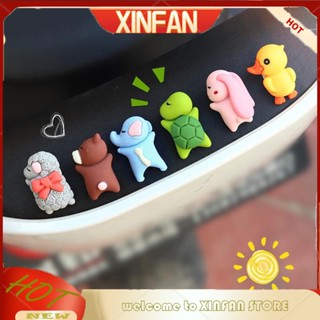 Xinfan ตุ๊กตาเรซิ่น รูปการ์ตูนแกะ กระต่าย ขนาดเล็ก สําหรับตกแต่งรถยนต์