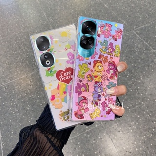 ใหม่ เคสโทรศัพท์มือถือ ซิลิโคนนิ่ม ใส บางมาก กันกระแทก ลายการ์ตูนหมีน่ารัก สําหรับ Honor90 Honor 70 90 Lite 5G 2023 Honor 90 Lite