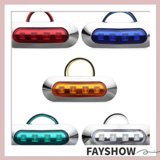 Fay โคมไฟนําทาง Led สีแดง สีเขียว กันน้ํา สําหรับติดตกแต่งภายในเรือ