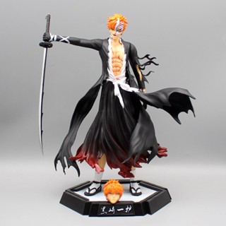 โมเดลฟิกเกอร์ PVC รูปปั้นอนิเมะ Kurosaki Ichigo Thousand-Year Blood War ขนาด 31 ซม. สําหรับเก็บสะสม