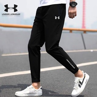 Underarmour กางเกงกีฬาลําลอง ผ้ายืด ระบายอากาศ 100% สําหรับผู้ชาย