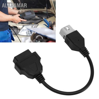  ALABAMAR OBD2 สายเคเบิล 6pin OBDII ทดสอบการวินิจฉัยเชื่อมต่ออะแดปเตอร์เปลี่ยนสายเคเบิลสำหรับรถจักรยานยนต์ซูซูกิ