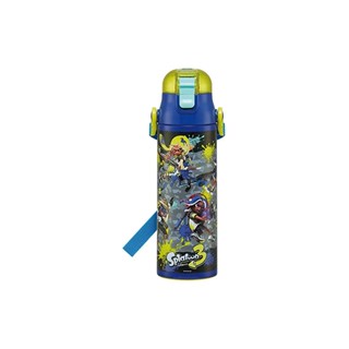 Skater Water Bottle 580ml Splatoon 3 Direct Drink Stainless Steel Sports Bottle SDC6N-A