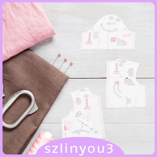 [Szlinyou3] ไม้บรรทัดวัดเสื้อผ้า แบบต้นแบบ 1:5 สําหรับผู้หญิง