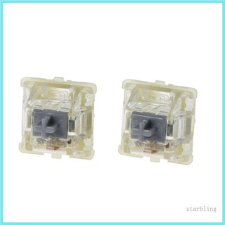 Star สวิตช์คีย์บอร์ดเชิงเส้น 3Pin RGB SMD พร้อมไฟแบ็คไลท์ LED