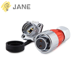 Jane ตัวเชื่อมต่อพาวเวอร์ซัพพลาย โลหะผสมสังกะสี กันน้ํา DH-20 PBT Bayonet IP67