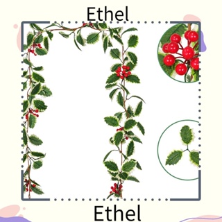 Ethel1 เถาวัลย์ใบไม้ประดิษฐ์ สําหรับแขวนตกแต่งบ้าน ปาร์ตี้