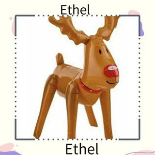 Ethel1 ลูกบอลกวางเรนเดียร์ แบบเป่าลม แฟชั่น สําหรับคริสต์มาส