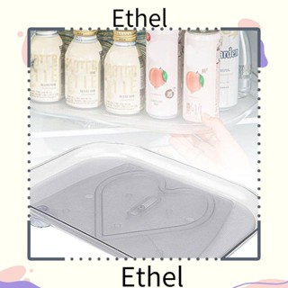 Ethel1 ถาดอะคริลิคใส ทรงสี่เหลี่ยมผืนผ้า อเนกประสงค์ สําหรับจัดเก็บของในตู้เย็น