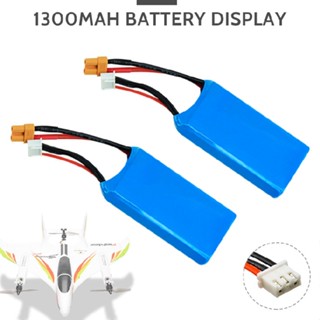 3S 11.1V 1300mAh 20C Lipo Battery for Wltoys X450 RC Airplane Fixed Wing Toy