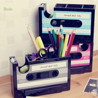 Dudu 2-in-1 กล่องใส่ปากกา เทป เครื่องจ่ายเทป โต๊ะ จัดระเบียบ ตกแต่งโต๊ะทํางาน