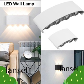 Lansel โคมไฟติดผนัง LED กันน้ํา ในร่ม / กลางแจ้ง ทางเดิน โรงแรม หัวคู่