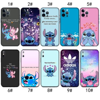 เคสโทรศัพท์มือถือ แบบใส ลาย We love stitch สําหรับ iPhone XR 5 5s SE 6 6s Plus MZD148