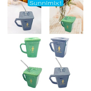 [Sunnimix1] แก้วมักดื่มกาแฟ พร้อมฝาปิด 350 มล. สําหรับเด็ก ผู้ใหญ่ ปาร์ตี้ฮาโลวีน