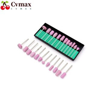 Cvmax หัวเจียรหินขัด สีชมพู 12 ชิ้น