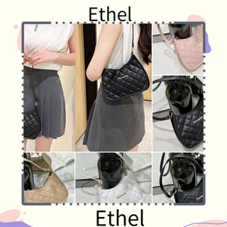 Ethel1 กระเป๋าสะพายไหล่แฟชั่น หนัง PU ขนาดเล็ก