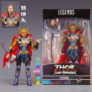 โมเดลของเล่น Avengers Thor Solo Love and Thunder ขยับหัวได้ ของขวัญ สําหรับตกแต่ง