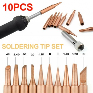 ⚡NEW 8⚡Soldering Tip 10pc/Set 900M-T Soldering Tip Electric Iron Solder Tool Useful