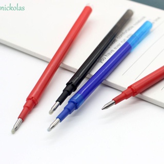 Nickolas ไส้ปากกาเจลลบได้ สีฟ้า สีดํา 0.7 มม. 0.5 มม. สําหรับสํานักงาน