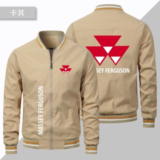 Massey Ferguson LOGO baseball uniform outdoor driving zipper thin sports windproof jacket