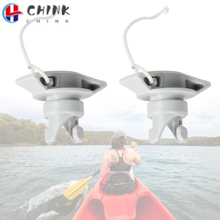 Chink ฝาครอบวาล์วลม PVC สําหรับเรือแคนู พายเรือแคนู 2 ชิ้น