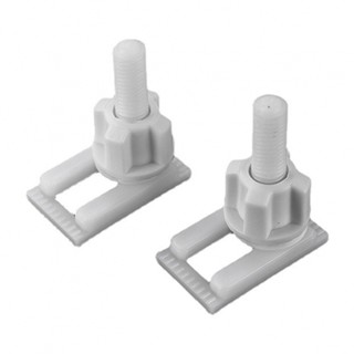 Toilet Hinge Screws And Bottom Plastic Rectangle Toilet Lid Hinge Screw Top 2PCS