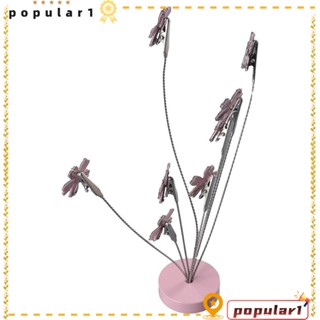 Popular กรอบรูปโลหะ รูปดอกซากุระ 8 กิ่ง สีชมพู สําหรับสํานักงาน